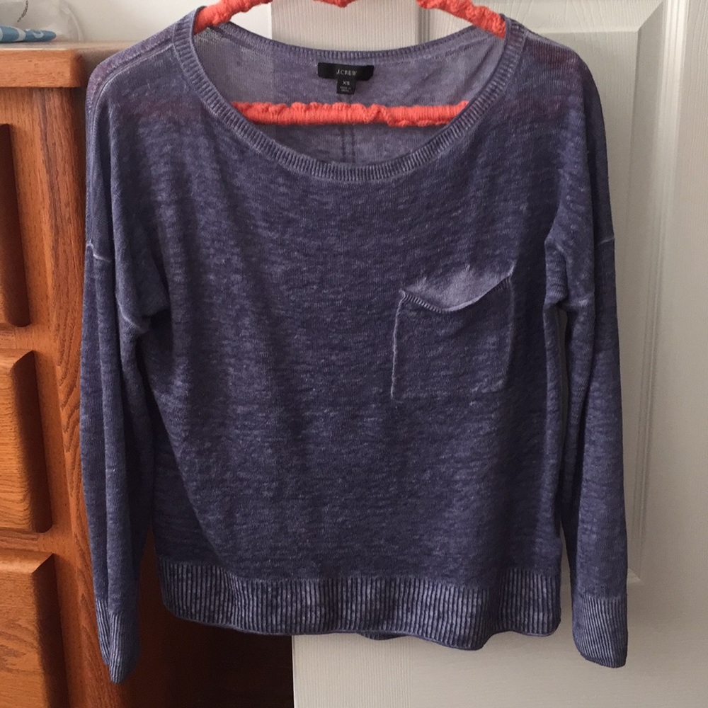 J Crew linen sweater